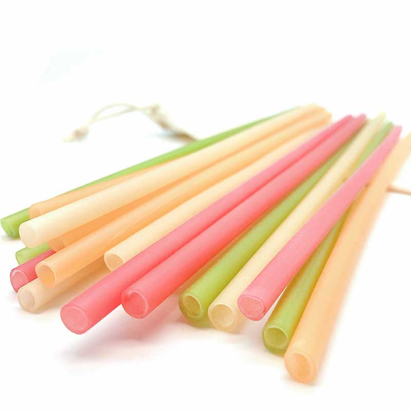 edible drinking straws